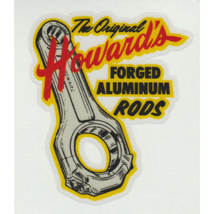 Replica Decal The Original Howard's Forged Aluminum Rods Vintage Sticker